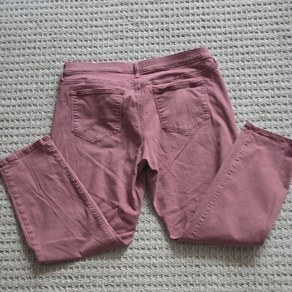 Trendy Pink Straight Leg Denim Jeans - Picture 4 of 7